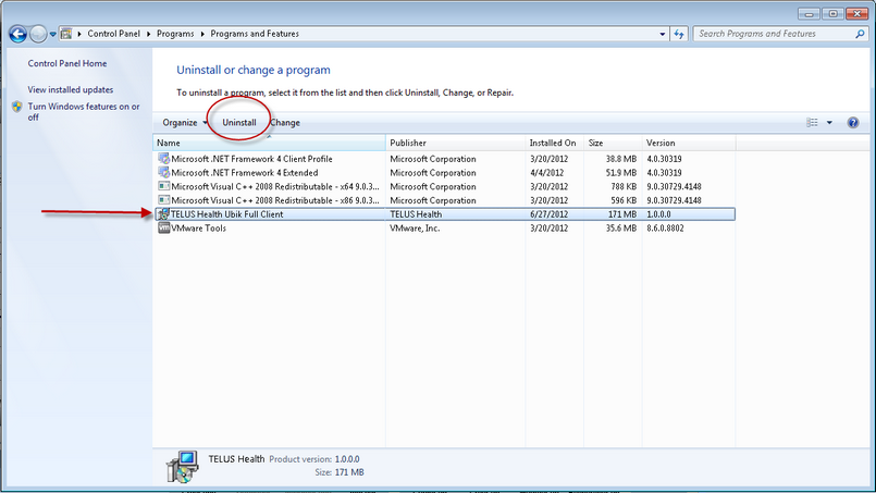 Panneau de configuration